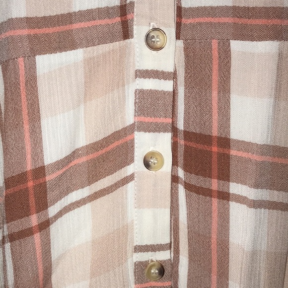 Urban Outfitters Wear Everywhere Plaid Button-Down V-Neck Maxi Dress - Picture 11 of 16